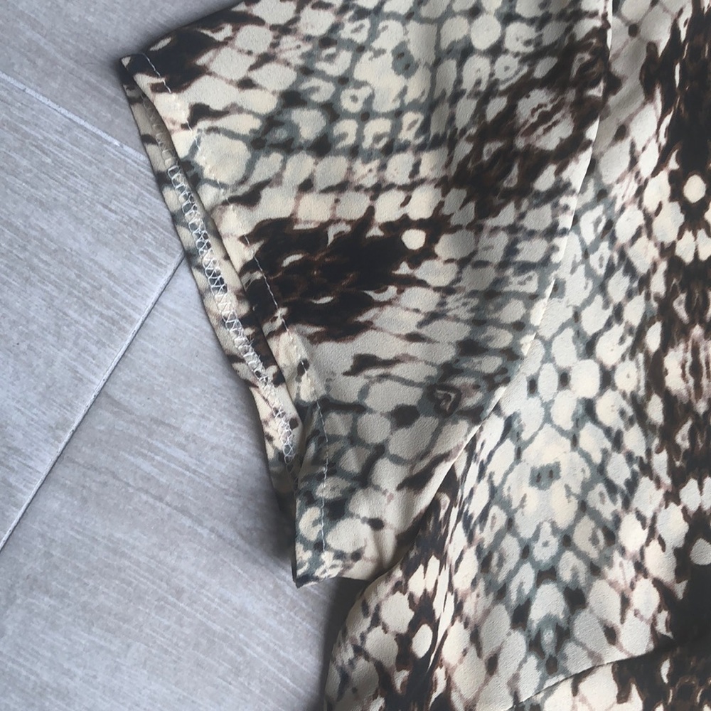 Python print Mini Dress - Picture 3 of 4